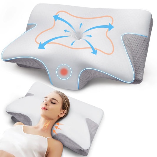 Cervical Pillow for Neck & Shoulder Pain Relief - Pulatree