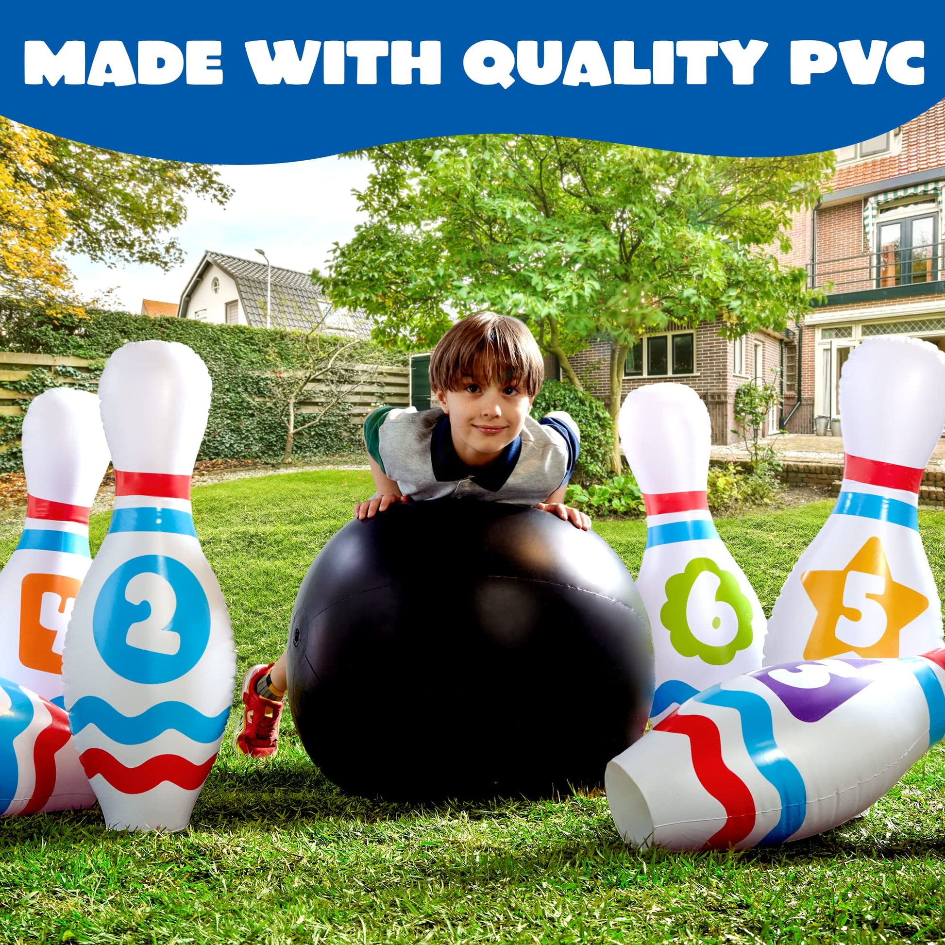 Giant Inflatable Bowling Set - Perfect for Kids & Adults Parties