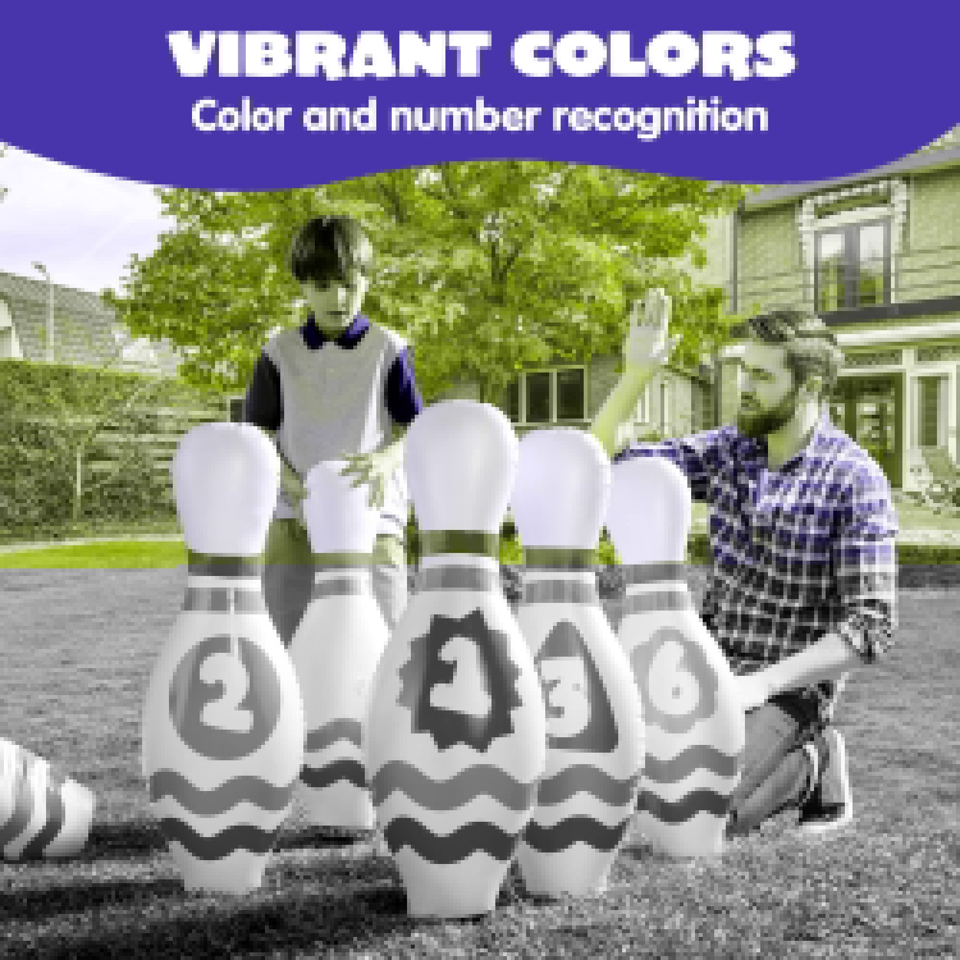 Giant Inflatable Bowling Set - Perfect for Kids & Adults Parties